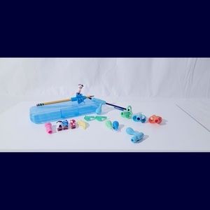 Pencil Grips for Kids And Pencil Holder (15 pcs) (Blue)